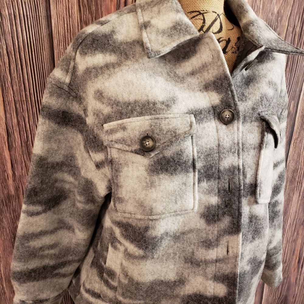All Saints Wool Coat - Picture 6 of 16